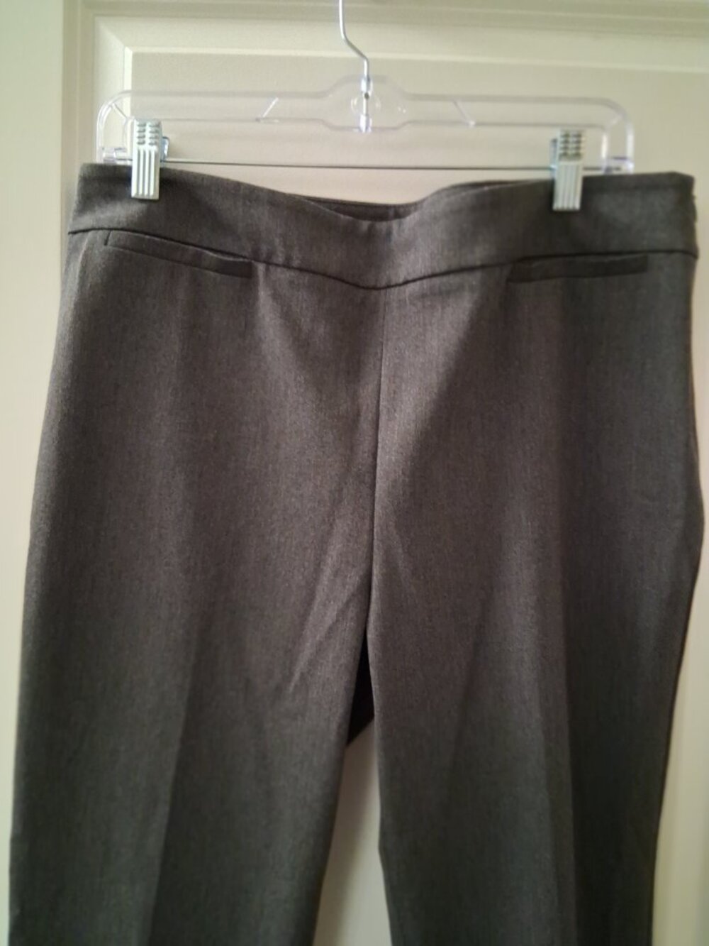 Talbots Women's Refined Bi-Stretch Pant Grey - Picture 4 of 8